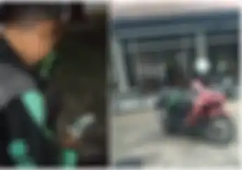 Sedih Driver Ojol Tak Kuasa Menahan Tangis Usai Salat Isya, Honda Vario Miliknya Sudah Enggak Ada di Parkiran