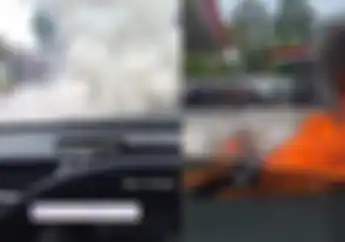 Lagi-lagi Motor Suzuki Thunder Hangus Terbakar, Lokasi Sleman Pemilik Panik Langsung Pergi