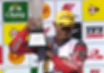 Hasil Race 2 AP250 ARRC Thailand 2023, Pembalap Indonesia Rheza Danica Sabet Juara Asia