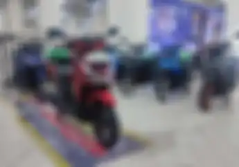 Ojol Pamer Modifikasi Motor Miliknya di Mix Matic Day, Ada Kelas Khusus Untuk Kontes