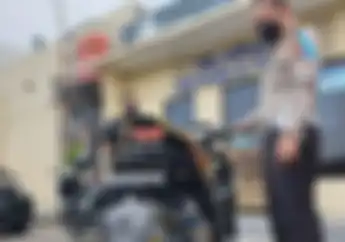 Tegas, Motor Knalpot Brong Bakal Dikandangin Polisi Mojokerto Satu Bulan, Masih Berulah Tambah Jadi Dua Bulan