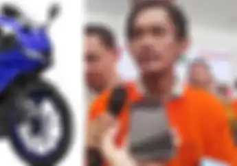Blak-blakan Maling Motor Cuma Utak-atik Kabel, Yamaha R15 Langsung Raib dan Dipreteli