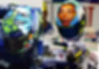 10 Desain Helm Unik Valentino Rossi Selama Berkarir di MotoGP Ada Desain Favorit Kalian?