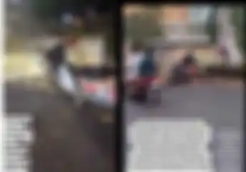 Flyover Kemayoran Mendadak Ditutup Tanpa Pemberitahuan Motor Ringsek Tabrak Beton Pembatas