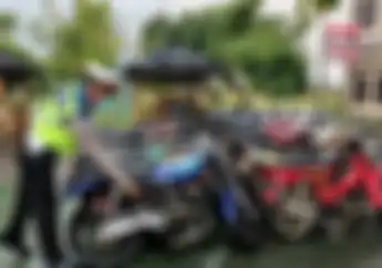 Polres Klaten Tak Main-main Sita Ratusan Knalpot Brong Sampai Datangi Bengkel Modifikasi