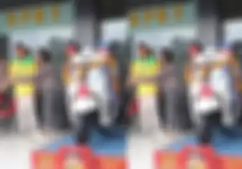 Hoki Motor Yamaha Fazzio Diboyong Warga Trenggalek Menang Undian Usai Coblos Pemilu 2024