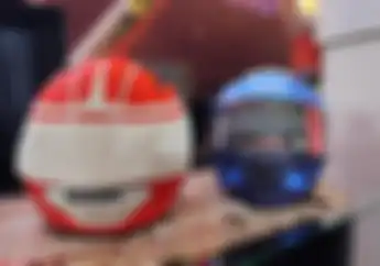 SMK Rilis Helm Motor Murah di IIMS 2024 di Bawah Sejuta Desain Sporty Siap Turun Balap