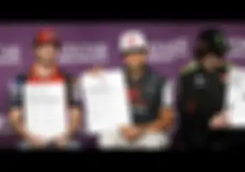 Kelakuan Marco Bezzecchi di Konferensi Pers MotoGP Qatar 2024, Alasan Tulis Pecco Jadi Kandidat Juara Dunia
