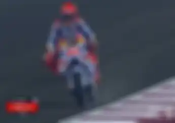 Ngerinya Marc Marquez Paling Cepat di FP2 MotoGP Qatar 2024, Trek Basah Enggak Jadi Masalah