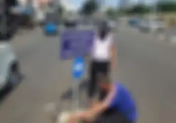 Biar Motor Tak Lawan Arah, Putaran Balik Baru Dekat Flyover Slipi Dibuat Polisi