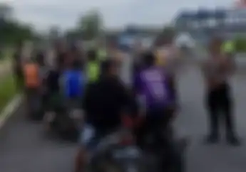 Ngabuburit Balap Liar Pakai Motor Knalpot Brong, Kena Razia Polisi di Lampung