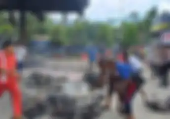 Ngeri SPBU Pertamina Tiba-Tiba Terbakar Banyak Motor Langsung Jadi Besi Tua Dilalap Api