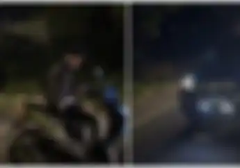 Mas-Mas Pemberani Naik Honda BeAT Karbu Hadang Mobil Lawan Arah di Jalur Mudik Brebes