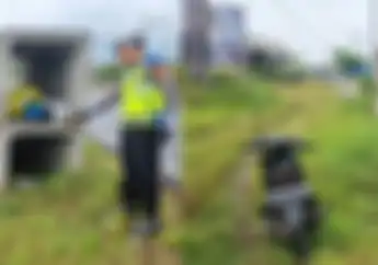 Kecelakaan Pemudik Motor dan Anaknya Tewas Usai Tabrak Beton Cor di Sampang, Yamaha Mio Sampai Ringsek