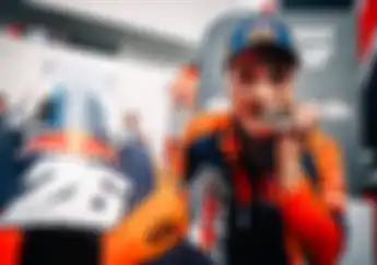Selebrasi Unik Dani Pedrosa Dapat Durian Runtuh Podium 3 Sprint MotoGP Spanyol 2024