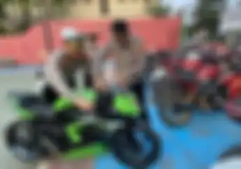 Polisi Lampung Sita Ratusan Moge Knalpot Brong Milik Geng Motor Bakal Dibuat Monumen