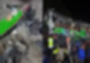 Ngerinya Motor Terbelah Dua di Kecelakaan Bus Ciater Subang Hilangkan 11 Nyawa