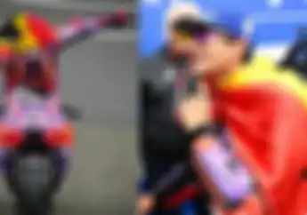 Kelakuan Jorge Martin Jangan Ditiru, Menang di MotoGP Prancis 2024 Motor Malah Dipukul Sampai Rusak