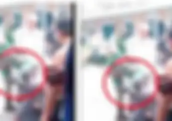 Motor Ditabrak Sampai Jatuh Prajurit TNI Tendang Pemotor Perempuan di Pinggir Jalan