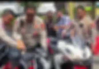 Tegas Tidak Pandang Bulu 60 Motor dari Satu Komunitas Kena Tilang di Semarang Karena Langgar Aturan