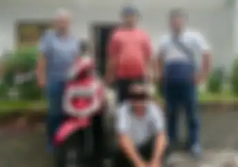Sudah Tahu Yamaha Mio Hasil Curian Malah Dipakai Anak Sekolah Seorang Ayah di Gresik Ditangkap Polisi