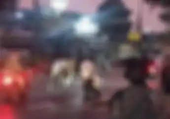 Sapi Kurban Lepas dan Mengamuk Jelang Idul Adha di Pondok Gede Pemotor Ketakutan