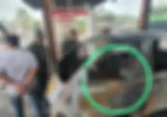 Mobil Meledak dan Terbakar Saat Isi Bensin di SPBU Pati Motor Honda Scoopy Ikut Terbakar Satu Orang Tewas