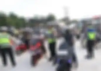 Operasi Razia Pajak di Balikpapan Polisi Sita SIM, STNK dan Belasan Motor