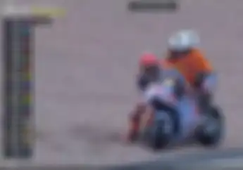 Marc Marquez Lanjutkan Tradisi Crash Saat Sesi Free Practice MotoGP Jerman Tapi Tebar Ancaman ke Pecco Bagnaia dan Jorge Martin