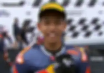 Bangga Veda Ega Pratama Pecah Telor Podium Red Bull Rookies Cup Bertarung Keras Lawan Rider Eropa