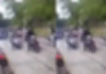 Video Pemotor Terobos Jalan Dicor yang Masih Basah di Cirebon, Netizen Langsung Beraksi