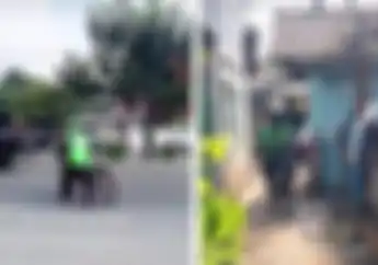 Sedih Perjuangan Driver Ojol Asal Bekasi Antar Pesanan Naik Sepeda Gara-gara Motor Rusak Sering Dimarahi Customer
