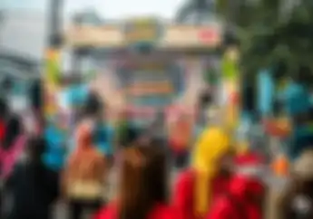 Seru! Ratusan Pengunjung Ramaikan Yamaha Grebek Pasar Rame di Cirebon
