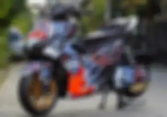 Terinspirasi Desain Helm Pembalap Yamaha Noriyuki Haga, Aerox Alpha Tampil Sangar