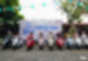 Rayakan Hari Kartini, Ratusan Lady Bikers Motoran Naik Grand Filano Hybrid Pakai Kebaya