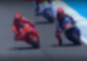 Fabio Quaratararo Kasih Perlawanan ke Marc Marquez di Sprint MotoGP Spanyol 2025, Begini Endingnya