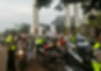 Ratusan Motor Kena Tilang Saat Razia STNK Tahap 2