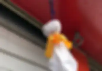 Serem! Ada Boneka Santet Menggantung di Paddock MotoGP Jepang
