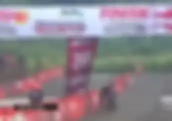 Ini Video Detik-Detik Arif Tijil Kecelakaan Saat Balap Drag Bike
