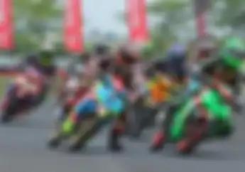 Berhenti Beberapa Menit Akibat Hujan Deras,  Gelaran Motorprix Sukses Digelar