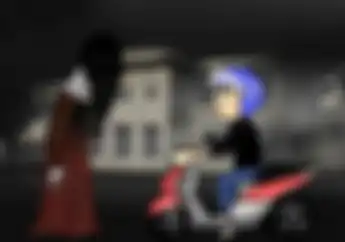 Video Koplak! Polisi Tilang Kuntilanak Gara-gara Enggak Pakai Helm, Nangisnya Bikin Merinding