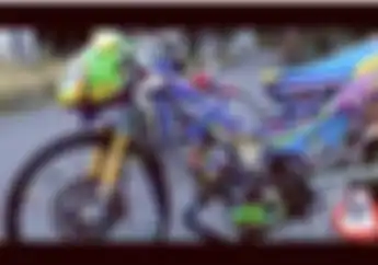 Anjay! Video Detail Modifikasi Honda Sonic Drag Bike, Tampang Klimis Mesin Bengis