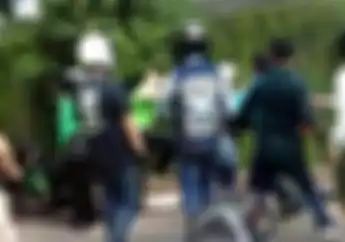 Astaga! Video Detik-detik Adu Jotos Pengemudi Mazda dengan Bikers Harley saat Insiden Sunmori 