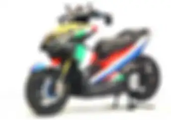 Berkat Helm Johann Zarco Yamaha Aerox Ini Jadi Juara Customaxi Yamaha Bandung