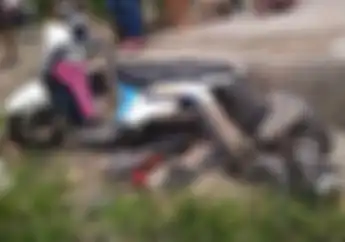 Ngeri! Mesin Yamaha Fino Copot dan Berantakan di Pinggir Jalan, Ini Penyebabnya