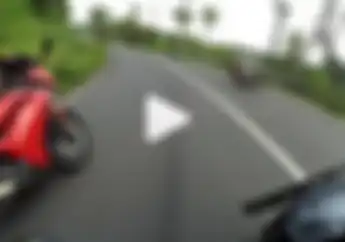 Skill Masih Cetek Tapi Nekat Cornering Dengan Kecepatan Tinggi, Alhasih Lihat Video Nyusruknya..