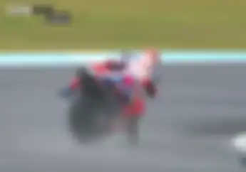 Detik-detik Jack Miller Nyaris Terjungkal Mencium Gravel di Kualifikasi MotoGP Argentina