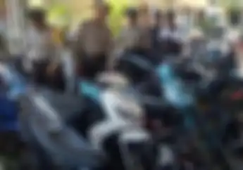Polisi Bikin Balap Liar di Pamekasan Kocar-kacir, 40 Unit Motor Dikandangkan