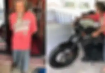 Tampilan Kayak Pengemis, Kakek Ini Beli Harley-Davidson Cash, Sales Dibikin Malu