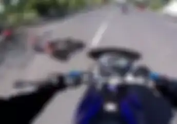 Sadis... Video Detik-detik Pemuda Gagal Intimidasi Rombongan Moge, Cuma Bikin Malu Sendiri